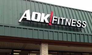 the outside of AOK! Fitness 