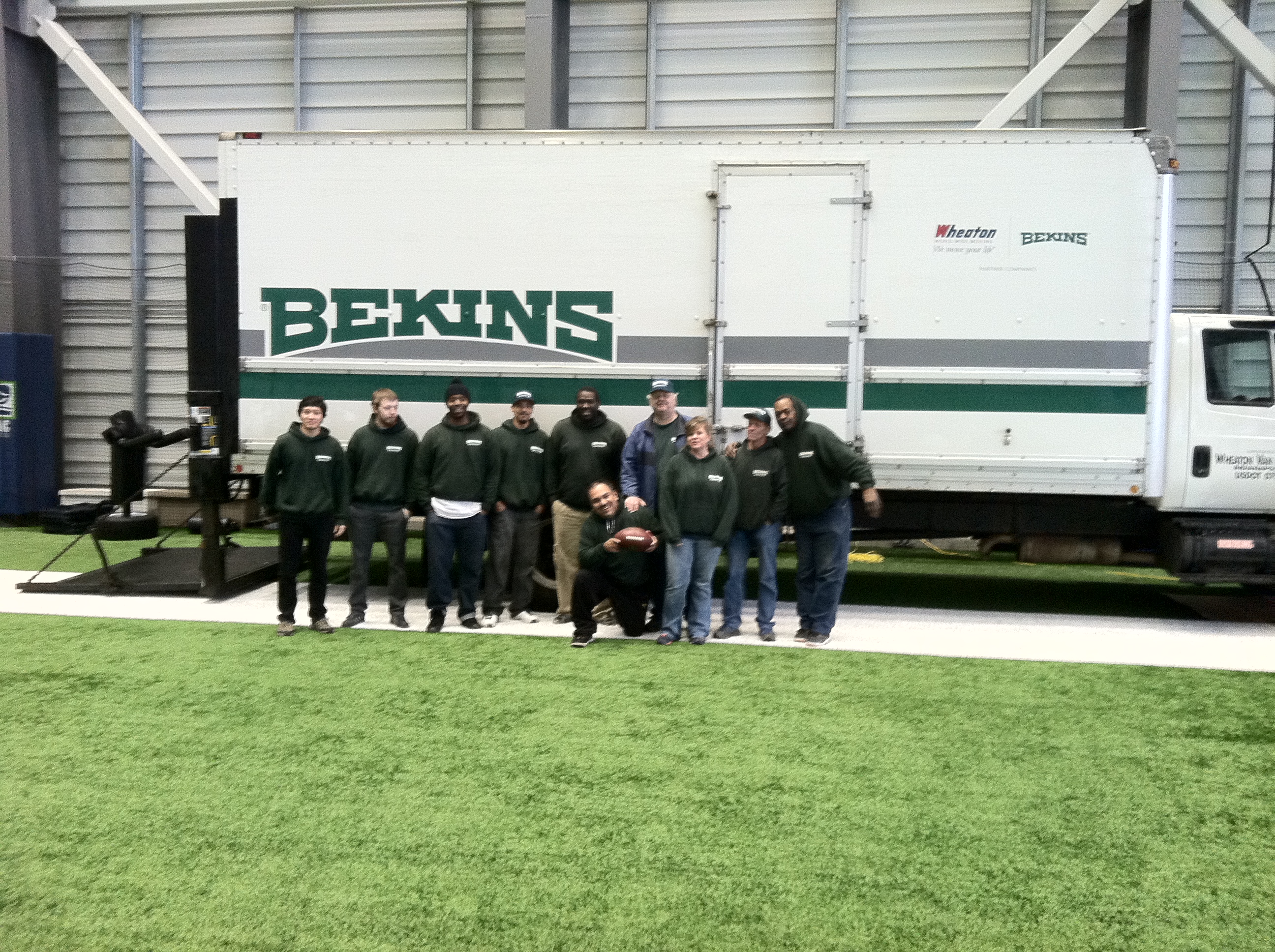 VMAC Bekins Truck Indoors