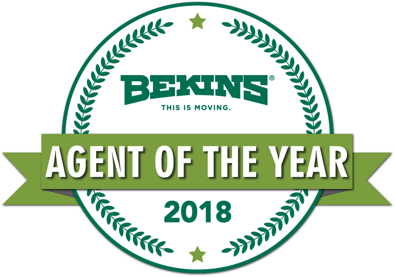 bekins agent of the year 2018