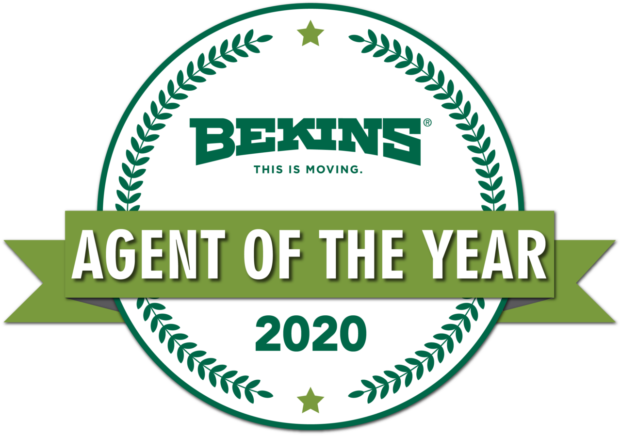 Bekins Agent of the year 2020