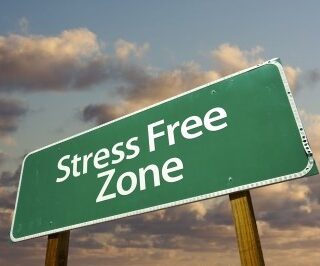 stress free zone sign