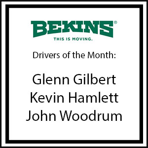 Bekins Drivers of the Month