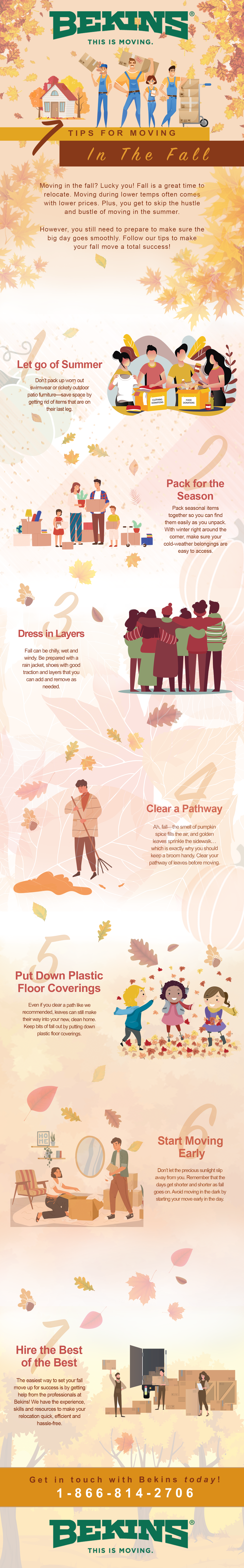 bekins fall infographic