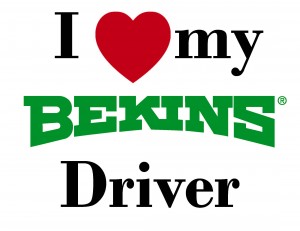i love my bekins driver sticker