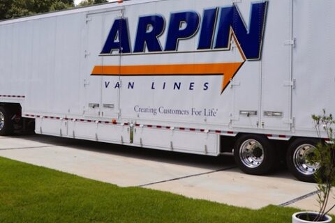 Arpin Van Lines moving truck.