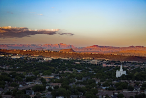 Mountains in St. George, Utah.