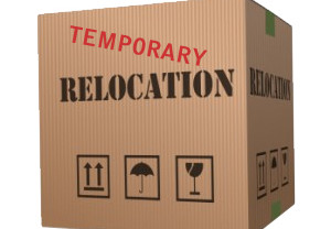temporary relocation box