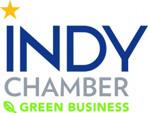 Indy Chamber Green Business Logo.