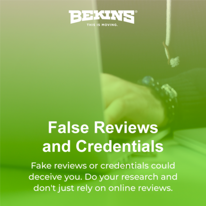 Fake reviews or credentials could deceive you. Do your research and don't just rely on online reviews.