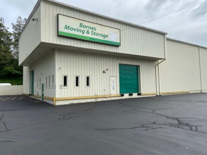 Barnes Moving & Storage building with sign